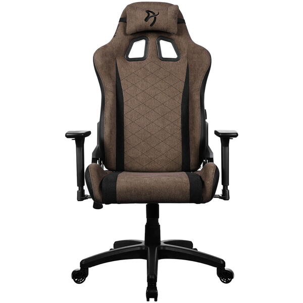 Scaun Gaming AROZZI Avanti Soft Fabric Brown