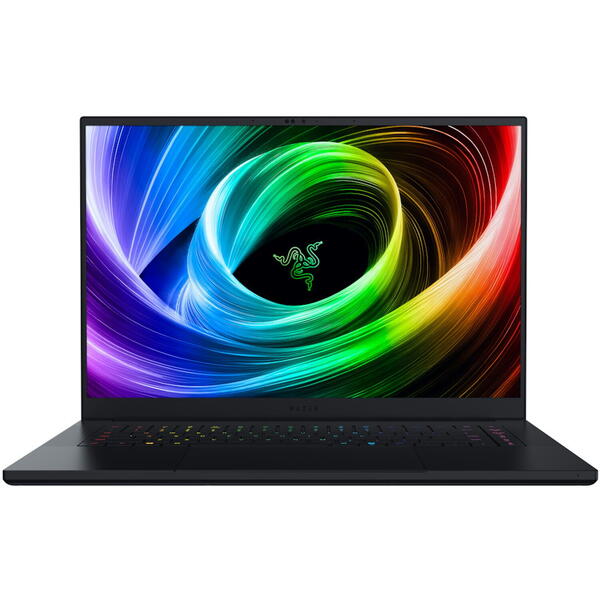 Laptop RAZER Blade 16, 16 inch QHD+ OLED 240Hz, AMD Ryzen AI 9 365, 32GB LPDDR5X, 1TB SSD, GeForce RTX 5070 Ti 12GB, Win 11 Home, Black