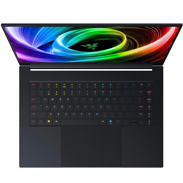 Laptop RAZER Blade 16, 16 inch QHD+ OLED 240Hz, AMD Ryzen AI 9 365, 32GB LPDDR5X, 1TB SSD, GeForce RTX 5070 Ti 12GB, Win 11 Home, Black