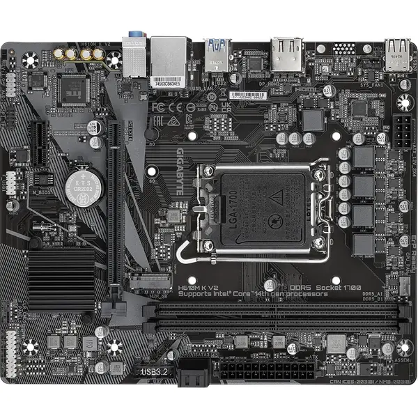 Placa de baza Gigabyte H610M K V2 Socket 1700