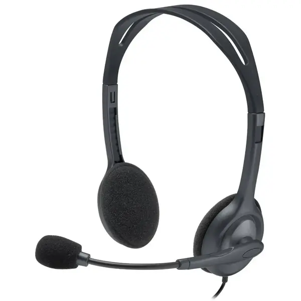 Casti Logitech H110 Stereo Headset Black