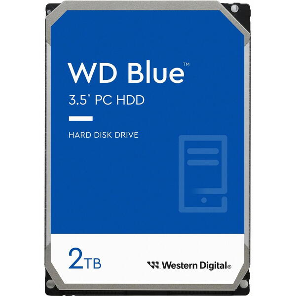 Hard Disk WD Blue 2TB, SATA 3, 2400rpm, 64MB, 3.5 inch