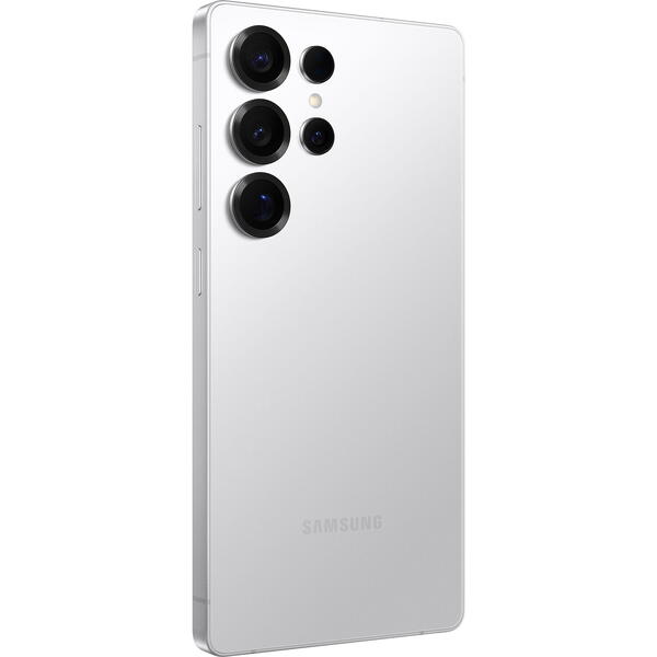 Smartphone Samsung Galaxy S25 Ultra, 6.9 inch, 1TB, 12GB RAM, Dual SIM, 5G, 5-Camere, Titanium White Silver