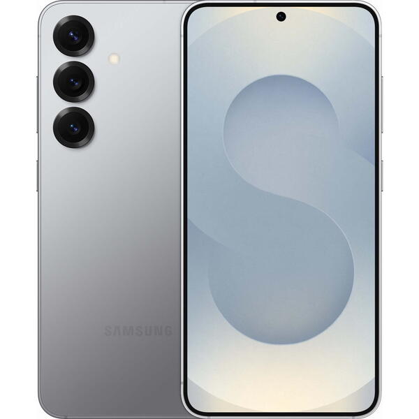 Smartphone Samsung Galaxy S25, 6.2 inch 128GB, 12GB RAM, Dual SIM, 5G, 4-Camere, Silver Shadow