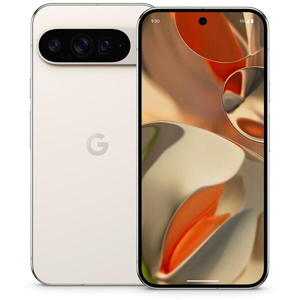 Smartphone Google Pixel 9 Pro, 6.3 inch, 128GB, 16GB RAM, Dual SIM, 5G, 4-Camere, Porcelain