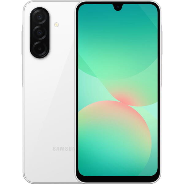 Smartphone Samsung Galaxy A26, 6.7 inch, 128GB, 6GB RAM, Dual SIM, 5G, 4-Camere, White