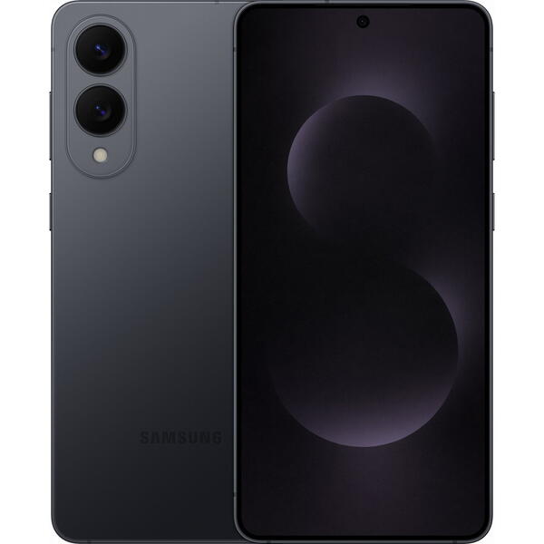 Smartphone Samsung Galaxy S25 EDGE, 6.7 inch 512GB, 12GB RAM, Dual SIM, 5G, Titanium Jetblack