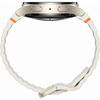 SmartWatch Samsung Galaxy Watch 7, 40 mm, Wi-Fi, Bluetooth, GPS, NFC, Rezistent la apa, Cream strap