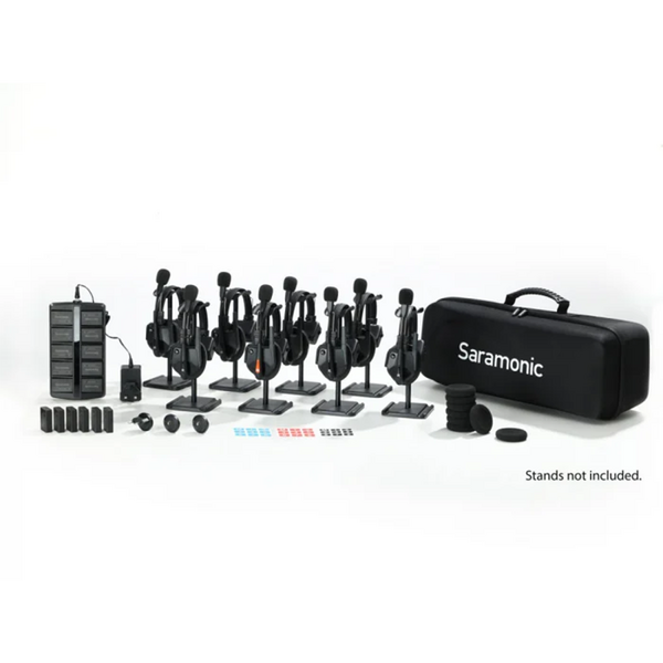 Solutie Intercom Saramonic WiTalk9 WT8S16xbat, 8 pers, Full-Duplex, 1.9GHz, single-ear