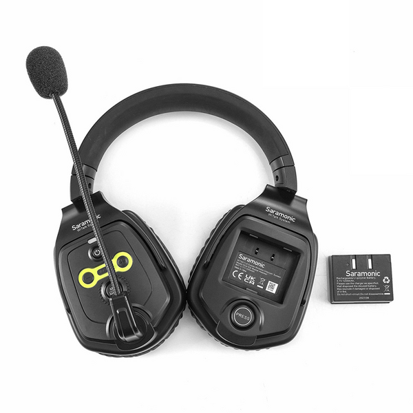 Solutie Intercom Saramonic WiTalk WT2D2xbat, 2 pers, Full-Duplex 1.9GHz, dual-ear