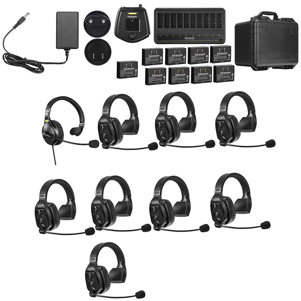 Solutie Intercom Saramonic WiTalk WT9S9xbat, 9 pers, Full-Duplex 1.9GHz, single-ear