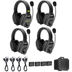 WiTalk WT4D4xbat, 4 pers, Full-Duplex 1.9GHz, dual-ear