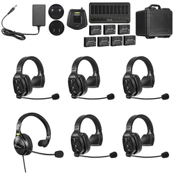 WiTalk WT6S6xbat, 6 pers, Full-Duplex 1.9GHz, single-ear