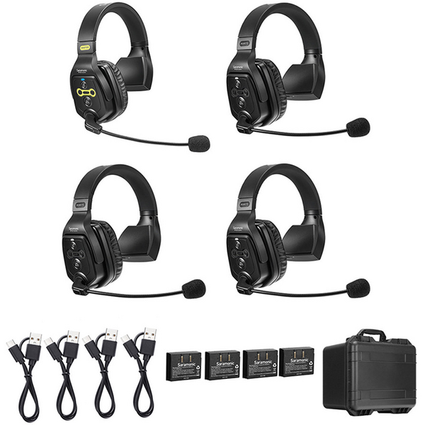 Solutie Intercom Saramonic WiTalk WT4S4xbat, 4 pers, Full-Duplex 1.9GHz, single-ear