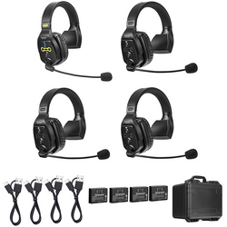WiTalk WT4S4xbat, 4 pers, Full-Duplex 1.9GHz, single-ear