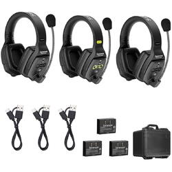 WiTalk WT3D3xbat, 3 pers, Full-Duplex 1.9GHz, dual-ear