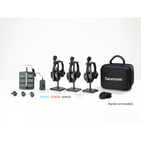 Solutie Intercom Saramonic WiTalk9 WT3S6xbat, 3 pers, Full-Duplex, 1.9GHz, single-ear