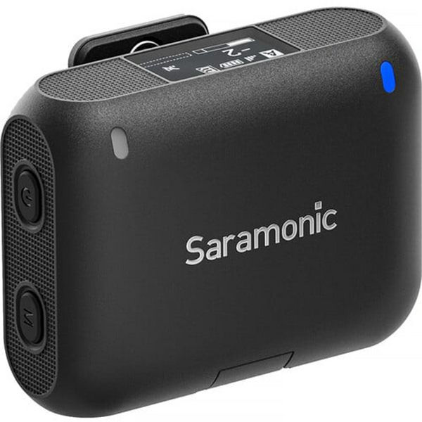 Solutie Intercom Saramonic Kit microfon wireless Blink500B2+ 2TX+RX2.4 GHz, display OLED, carcasa incarcare, 1250mAh
