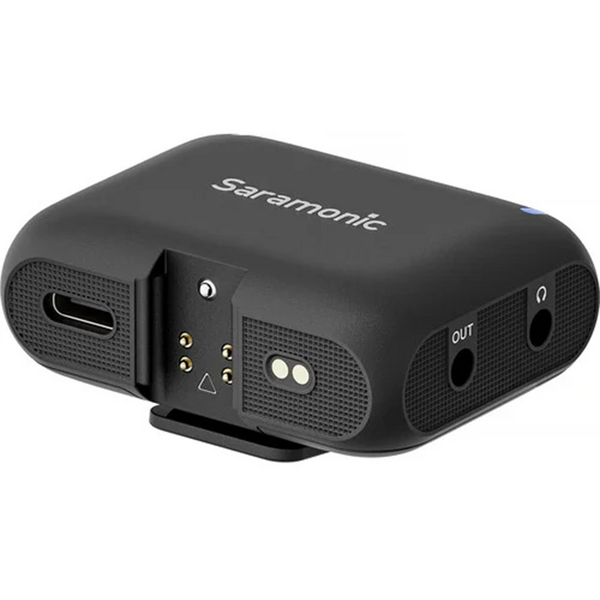 Solutie Intercom Saramonic Kit microfon wireless Blink500B2+ 2TX+RX2.4 GHz, display OLED, carcasa incarcare, 1250mAh