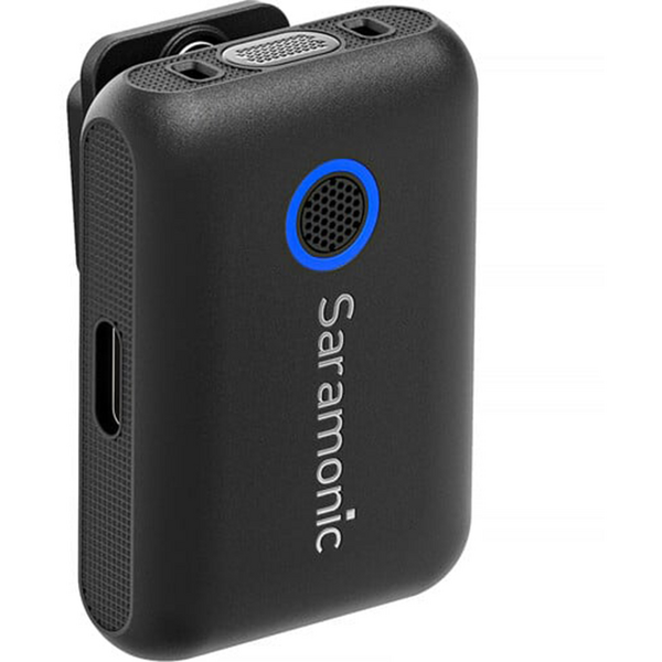 Solutie Intercom Saramonic Kit microfon wireless Blink500B2+ 2TX+RX2.4 GHz, display OLED, carcasa incarcare, 1250mAh