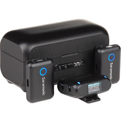 Kit microfon wireless Blink500B2+ 2TX+RX2.4 GHz, display OLED, carcasa incarcare, 1250mAh