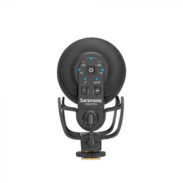 Solutie Intercom Saramonic Microfon Vmic5 ProAuto On/Off, TRS & TRRS, Negru