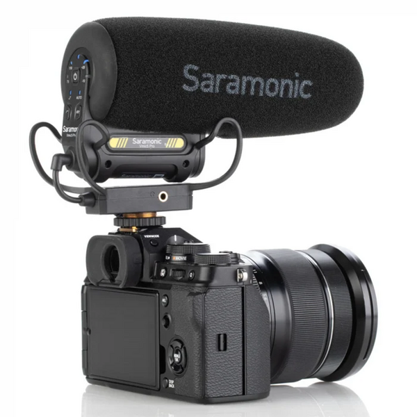 Solutie Intercom Saramonic Microfon Vmic5 ProAuto On/Off, TRS & TRRS, Negru