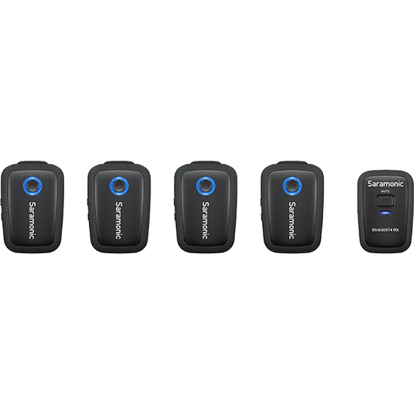 Solutie Intercom Saramonic Kit microfon wireless Blink500T4 4TX+RX
