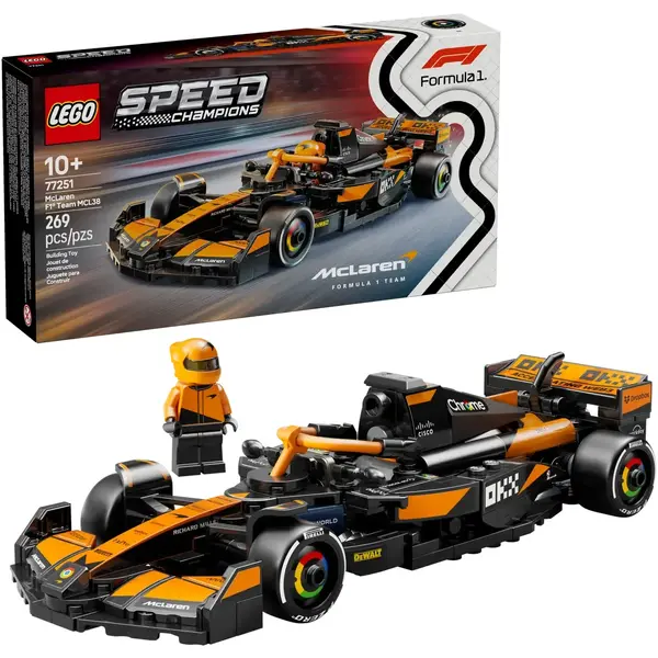 LEGO SPEED CHAMPIONS 77251 McLaren F1 Team MCL38 Race Car
