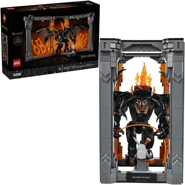 LEGO ICONS 10367 The Lord of the Rings: Balrog Book Nook