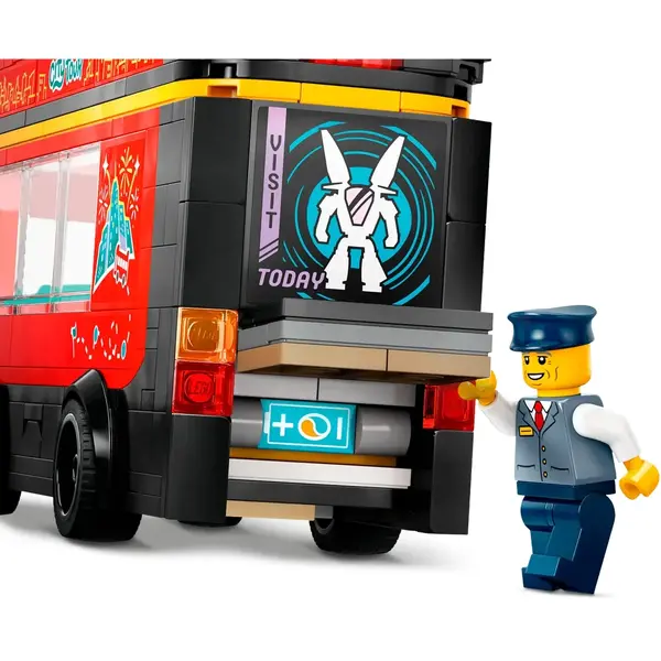 LEGO CITY 60407 Red Double-Decker Sightseeing Bus