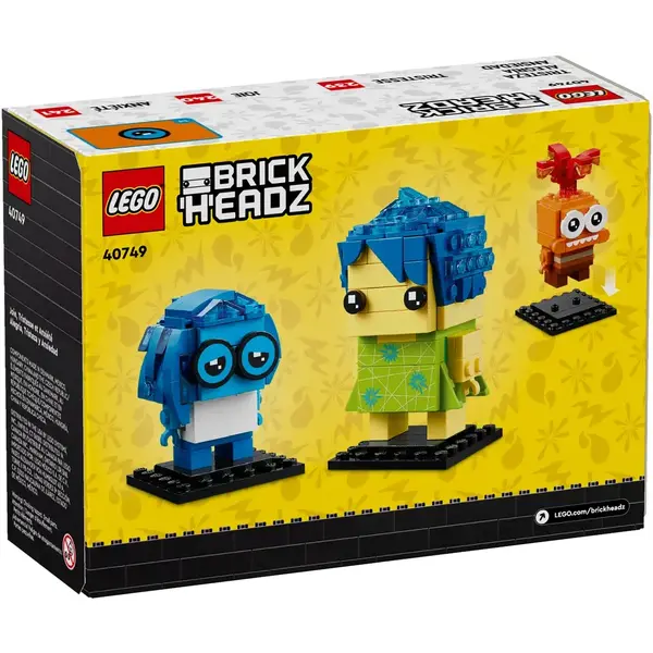 LEGO BRICKHEADZ 40749 Joy, Sadness and Uncertainty