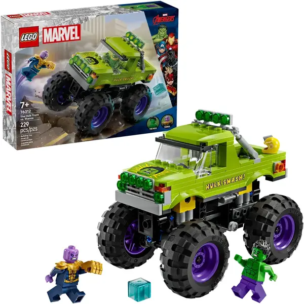 LEGO MARVEL 76312 The Hulk Truck vs. Thanos