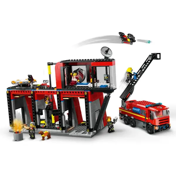 LEGO CITY 60414 FIRE STATION WITH FIRE TRUCK