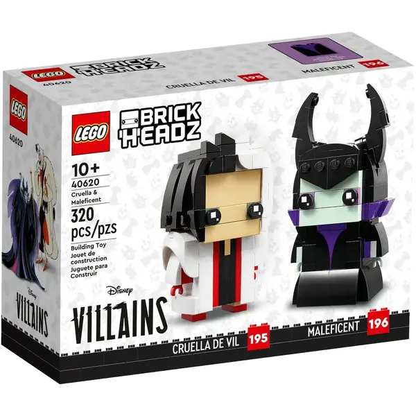 LEGO BRICKHEADZ 40620 Cruella & Maleficent