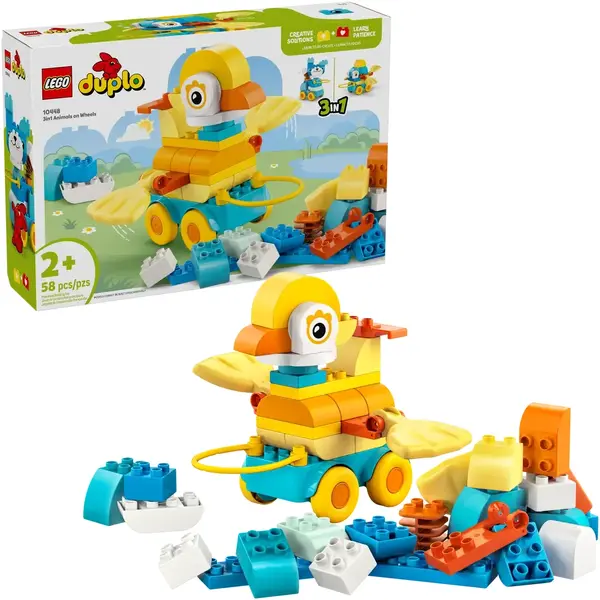 LEGO DUPLO 10448 3-in-1 Animals on Wheels