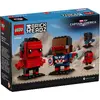 LEGO BRICKHEADZ 40668 Captain America and Red Hulk Figures