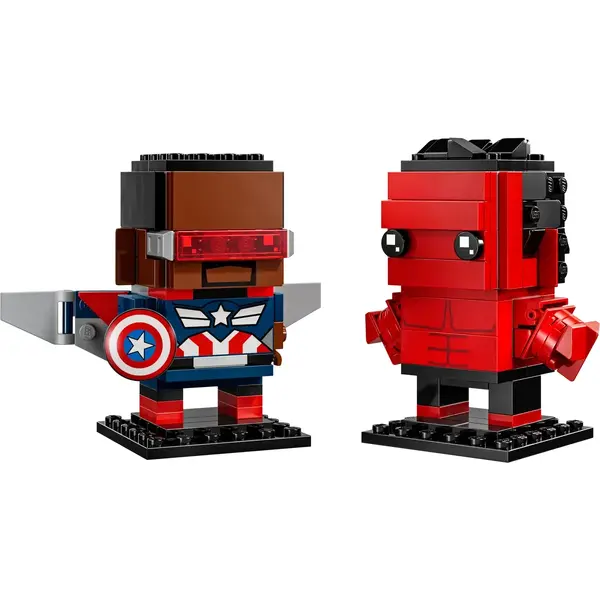 LEGO BRICKHEADZ 40668 Captain America and Red Hulk Figures