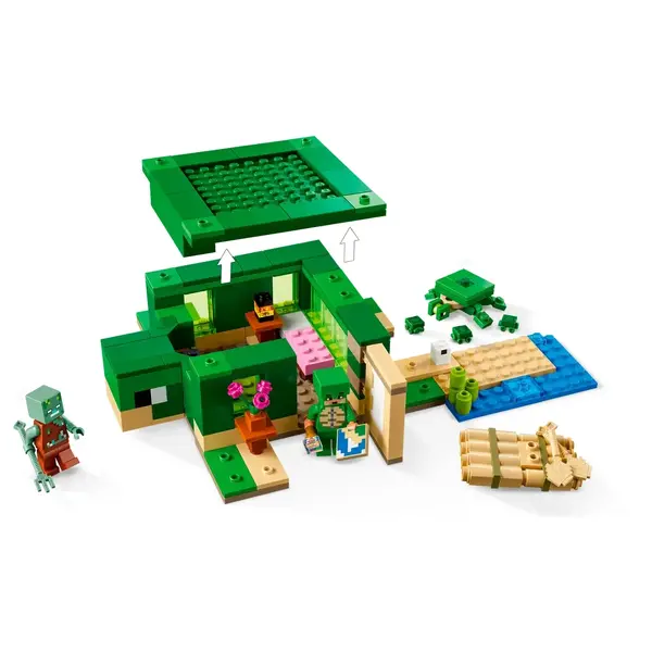 LEGO MINECRAFT 21254 THE TURTLE BEACH HOUSE