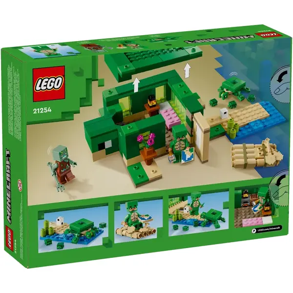 LEGO MINECRAFT 21254 THE TURTLE BEACH HOUSE