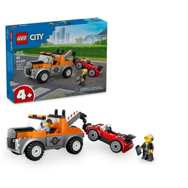 LEGO CITY 60435 Tow Truck and Sports Car Repair