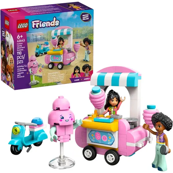 LEGO FRIENDS 42643 Cotton Candy Stand and Scooter