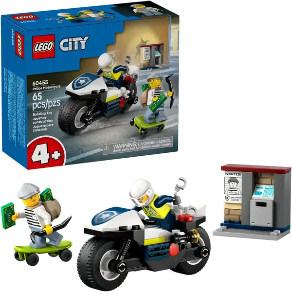 LEGO CITY 60455 Police Motorcycle Chase