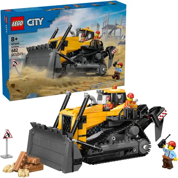 LEGO CITY 60466 Yellow Bulldozer