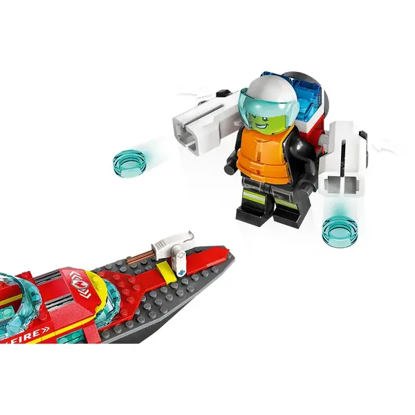 LEGO CITY 60373 FIRE RESCUE BOAT