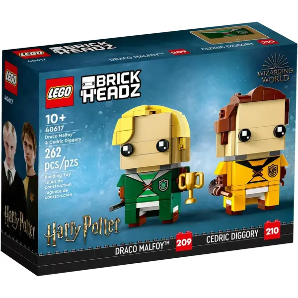 LEGO BRICKHEADZ HARRY POTTER 40617 DRACO MALFOY AND CEDRIC DIGGORY