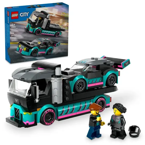 LEGO CITY 60406 RACE CAR AND CAR CARRIER TRUCK