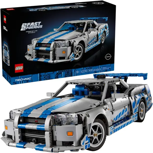 LEGO TECHNIC 42210 2 Fast 2 Furious Nissan Skyline GT-R (R34)