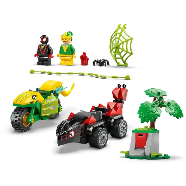 LEGO MARVEL 11198 Spin and Electro Dinosaur Vehicle Chase