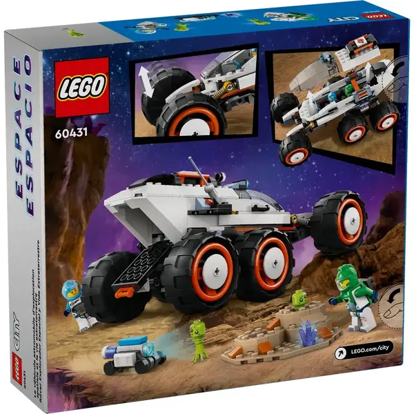 LEGO CITY 60431 SPACE EXPLORER ROVER AND ALIEN LIFE